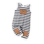 Summer clothing new newborn baby long leg crawling suit - Image 5