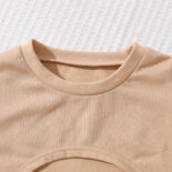 Fashionable solid color long-sleeved cover-up + camisole + plaid skirt three-piece set - Image 3