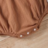 Summer New Baby Lace Collar Cute Solid Color Shorts - Image 4