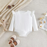 BABY children's clothes baby autumn clothes set ins baby corduroy strap skirt two-piece set - Image 3