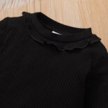 Children's clothing autumn and winter new item for girls, babies, cows, fluff, khai clothes, children's suit skirt - Image 4