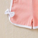 New summer baby girl letter print "Daddy's Daughter" lace suspender fashion jumpsuit - Image 4