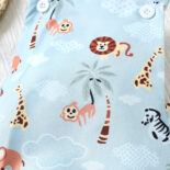 Infant Neutral Young Children Flower Color Tops for Multiple Animals   Triangle Crawler - Image 6