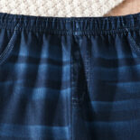 Baby girl leggings spring and summer new wear stretch imitation denim print pants for small children - Image 3