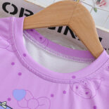 Girls' Autumn Clothes Kulomi Set New Children's Style Sweatshirt Girls Autumn Athletic Pants Two Piece Set - Image 3