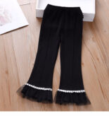 Girls' Spring and Autumn Flared Pants Girls Version Tight Leggings, Baby Casual Casual Children's Autumn Pants - Image 6