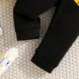 Baby boy spring and autumn cartoon duck print baseball uniform set casual print trouser set - Image 4