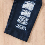 Baby girl leggings spring and summer new wear stretch imitation denim print pants for small children - Image 4