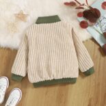Children's clothing autumn and winter girls new baby fashion jacket corduroy children's jacket - Image 2