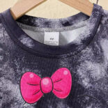 Girls' suits autumn and winter children's sports and leisure cartoon little big children's sweatshirt two-piece set spring children's clothing tide - Image 4