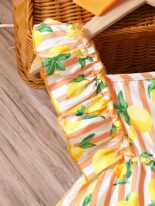 New summer baby girl floral lace suspender with small, fresh, sweet and cute princess countryside style dress for girls - Image 3