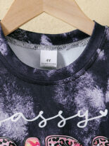 Spring and autumn fashion new leopard print long sleeve sweatshirt trousers set sweatshirt sweatpants two-piece set - Image 5