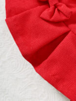 Baby Girl Two Piece Set Autumn Love Print Long Sleeve Top Cute Bow Shorts Baby Set - Image 7