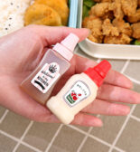 Cute mini portable sauce bottle bento with salad dressing ketchup sub-bottling plastic seasoning squeeze sauce bottle - Image 4