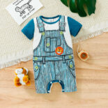 The new baby well-behaved style four-cornered  clothes