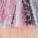 Summer girls' suits, small children's cow print tops with bow mesh skirts, children's suits - Image 7