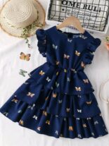 Summer New Girls Dress Princess Dress Children's Dress Girl Cake Princess Dress - Image 3