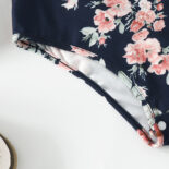 Baby girl summer new bag fart clothes triangle hayi newborn print vest crawling clothes baby onesies foreign trade - Image 4