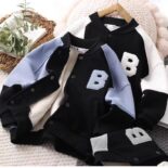 Boys baseball jersey new handsome middle and big kids jacket top fashionable spring and autumn coat sports children