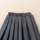 Skirt girl's autumn style college style parent-child dress pleated high-waisted short skirt - Image 10
