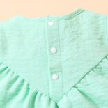 Children's clothing, summer girls, solid color casual sleeveless children's baby vest, jumpsuit - Image 4