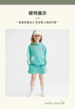 Children's fleece suits, autumn and winter warm children's two-piece sets children's clothing - Image 9