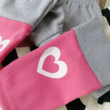 Girls' autumn clothes new striped hooded sweatshirt stitched leggings set versatile and cute spring and autumn style - Image 9