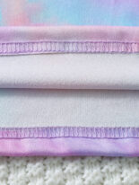 Children's clothing for girls summer girls suspender tie-dye sports vest shorts two-piece set - Image 7