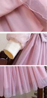 Girls Spring and Autumn Aisha Dress Girls Princess Skirt New Autumn Long Sleeve Cute Skirt - Image 6