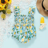 Summer new collection of vacation style women's baby camisoles with triangle hair accessories