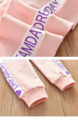 Girls' pants spring and autumn wear children's versatile slacks new fashion autumn webbing sweatpants - Image 5