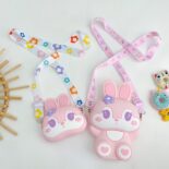 New Kids Bag Female Cute Cartoon Silicone Bag Girl's Heart Coin Purse Mini Crossbody Bag Daily Storage Bag - Image 4