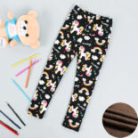 Cartoon leggings for girls 3-8 years old for children autumn and winter cartoon unicorn pattern leggings for children pencil pants - Image 7