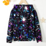 Children's wear, tie-dye sweatshirts, children's hooded sweatshirts, , spring and autumn tops, hip-hop trends, versatile sweatshirts, autumn clothes - Image 2