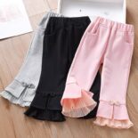Girls' leggings new cotton spring and autumn pants wear autumn clothes children's clothes baby girls style long pants