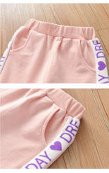 Girls' pants spring and autumn wear children's versatile slacks new fashion autumn webbing sweatpants - Image 4