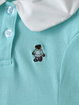 Girls summer dress new baby polo skirt small and medium-sized children cotton short sleeve skirt tide - Image 4