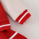 Children's suit: autumn and winter baby girls cardigan baseball jersey jacket + puffy skirt two-piece set - Image 6