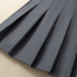 Skirt girl's autumn style college style parent-child dress pleated high-waisted short skirt - Image 8