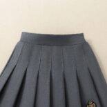 Skirt girl's autumn style college style parent-child dress pleated high-waisted short skirt - Image 6