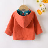 Autumn New Girl Fox Print Long sleeved Coat - Image 2