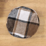 Children's Clothing New Girls Autumn and Winter Checked Plush Dress with Hat - Image 6
