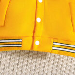 Baby boy spring and autumn cartoon duck print baseball uniform set casual print trouser set - Image 8