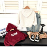 Children's sweatshirt  autumn new products for boys and small children patch embroidery loose baby hooded pullover sweatshirt tide - Image 8