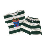 Boy's short sleeve set summer new version of the stripe casual thin two-piece set of baby clothes tide - Image 7
