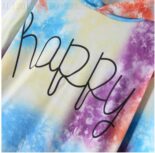 Autumn New Long-sleeved Sweatshirt Tie-dye Printed Hat Top - Image 3