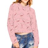 Girls' Autumn Sweatshirt New Style Short Hooded Top Fashion Shirt One piece - Image 2