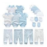 Cotton Star 19-Piece Baby Bag Pants Hat Gloves Combo Set - Image 4