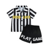 Children's clothing summer new style men's and women's baby striped printed set - Image 5