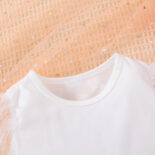Spring and Autumn New Fashionable Girl Baby Lady Spinning Woolen Children's Set Skirt - Image 3